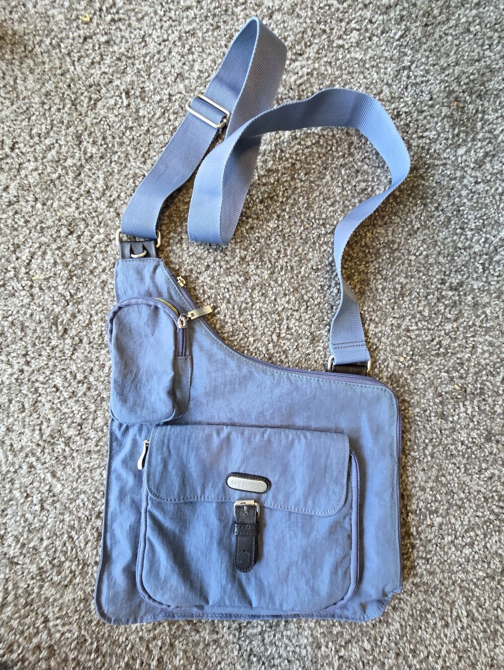 Baggallini Blue Crossbody Bag Casual Travel